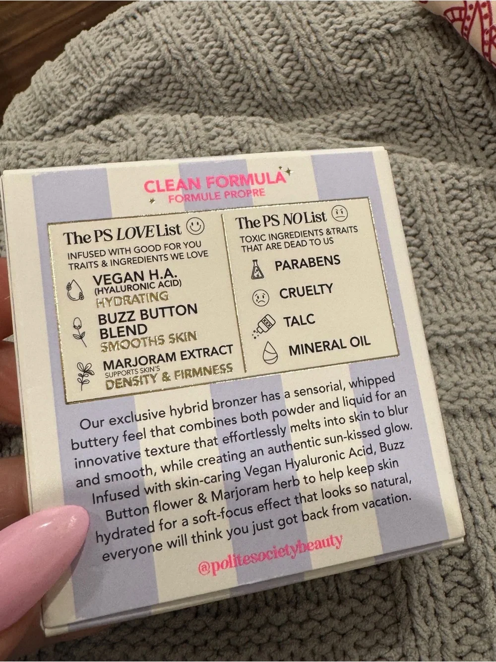 Polite Society Cabana Club Blurring Bronzer in ‘French Riviera’